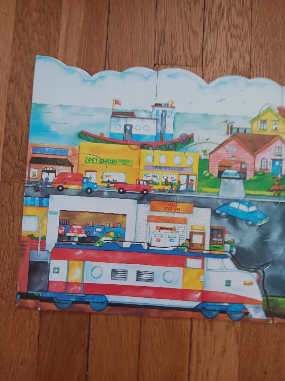 Community City Floor Puzzle  - Colorful Kids Toy